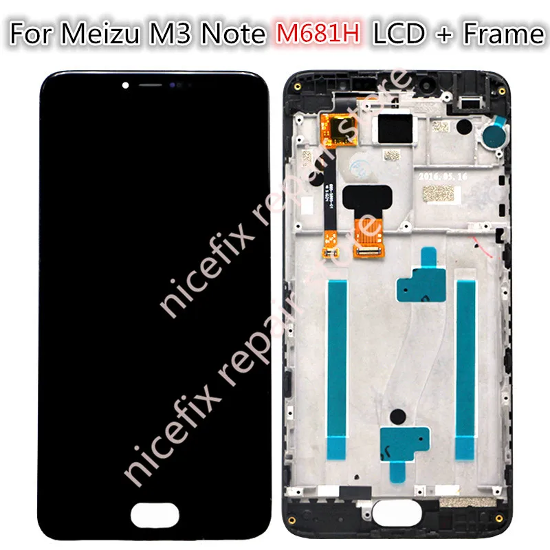 5,5 дюймов для Meizu M3 Note M681H ЖК-дисплей+ сенсорный экран 1920X1080 FHD дигитайзер в сборе запасные части+ Инструменты Высокое качество