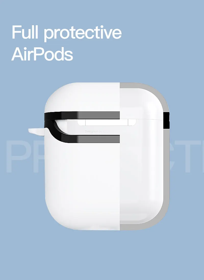 Phoneyesong для Airpods чехол Qi Беспроводное зарядное устройство Apple airpods Беспроводные
