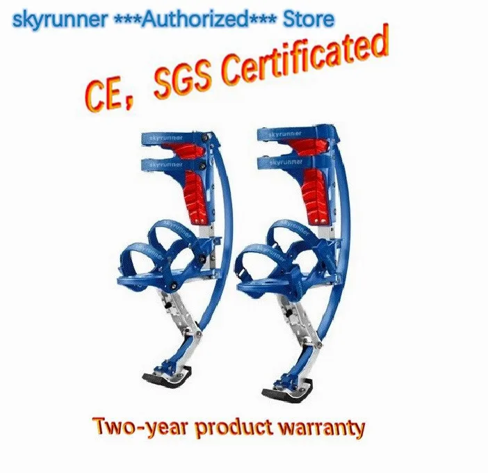 Skyrunner (Вес: 88-135 фунтов/40-60 кг) синий ходули для прыжков/Обувь для прыжков/Летающая обувь/Спорт на открытом воздухе/Обувь для ограниченного движения