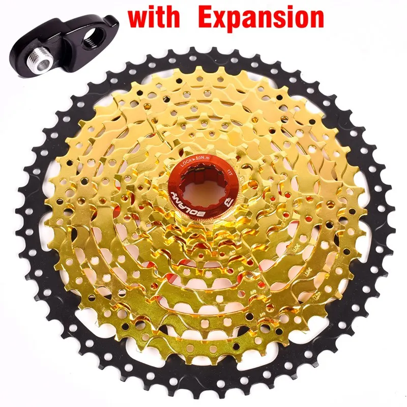 Велосипед Freewheel BOLANY MTB Cassete 9 S 27S 11-42T 50T 32T горный велосипед запчасти 9 скоростная кассета свободного хода велосипеда совместимы с золотом