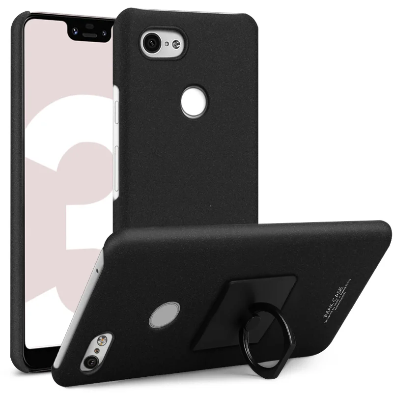 For Google Pixel 3 CASE Pixel3 XL Case With Screen Protector Imak cowboy Matte Back Cover Finger Ring Holder phone shell | Мобильные