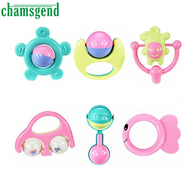 Горячие Chamsgend 6 шт. развитие колокольчиков игрушечные колокольчики для детей