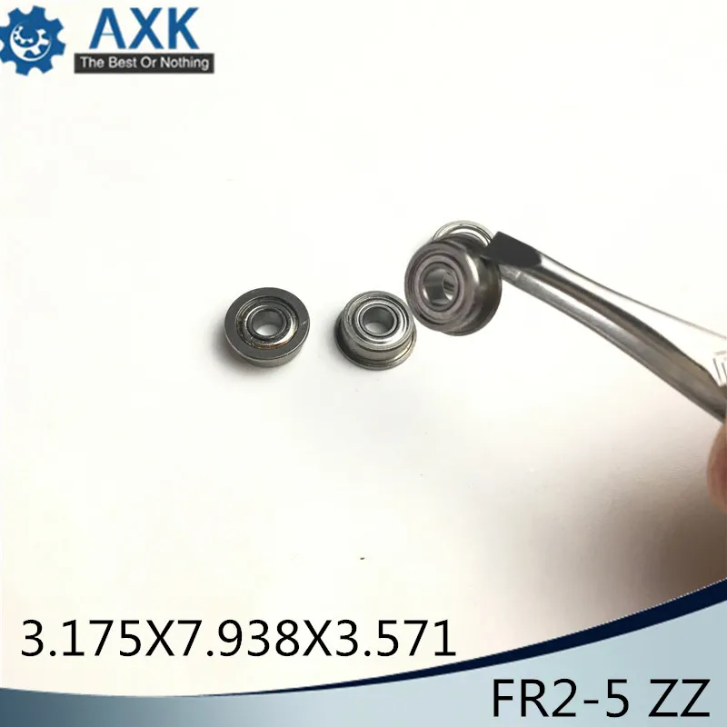 FR2 5ZZ Фланцевая втулка подшипника 3 175x7 938x3 571 мм ABEC 1 ( 10 шт.) дюймов фланцевый 5 Z ZZ