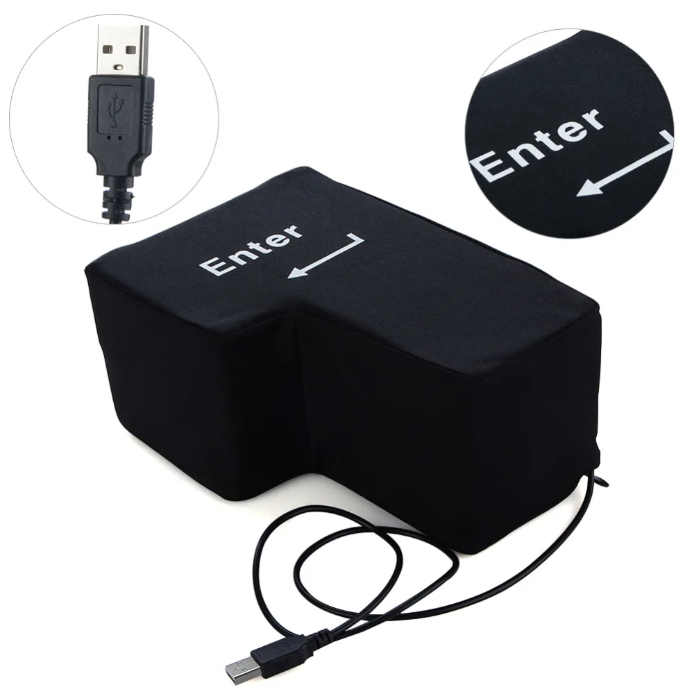 Медленно поднимающийся большой USB вход ключ антистресс Кнопка USB Подушка суперразмерная небьющаяся офисная домашняя компьютерная ноутбук Новинка вентиляционные игрушки