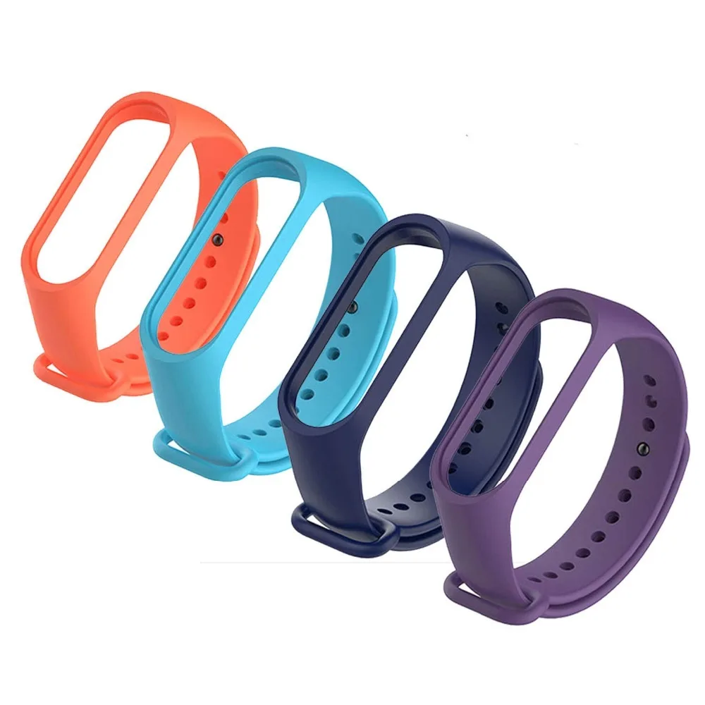 Сменный ремешок из мягкого ТПУ модный спортивный браслет для Mi band 3 силиконовый