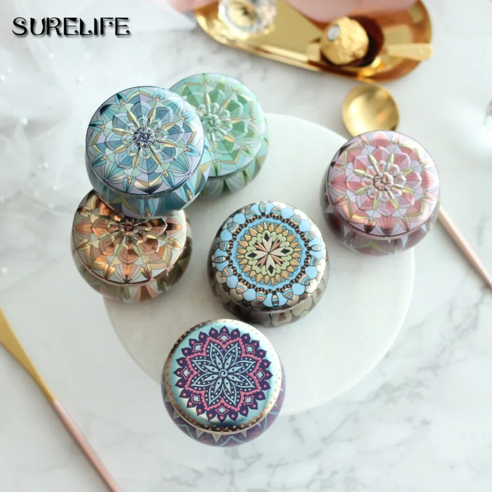 

NEW 20pcs Retro Tin Box Candy Jewelry Coin Storage Container Candle Holder Wedding Gift