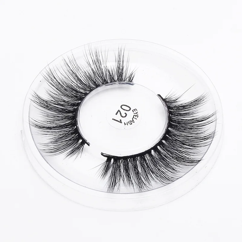 50pcs/lot 021 Natural Long Mink Eyelashes 3D False Eyelash Lashes Volume Soft Fake Eye Extension | Красота и здоровье