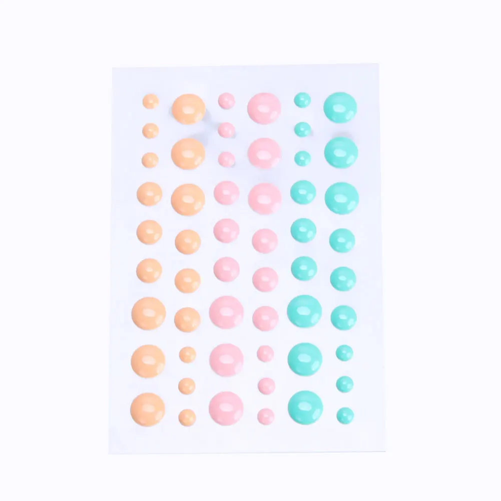 Color 9 Смоляные наклейки для скрапбукинга/поделки, сахарные брызги, Самоклеющиеся смолы, ассорти, украшения для скрапбукинга - Цвет: Color 9