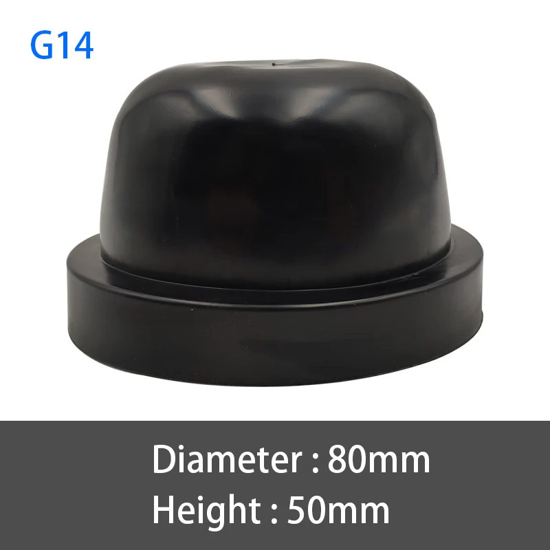 G14-80mm 2 шт. Автомобильный светодиодный светильник, головной светильник, пылезащитный чехол, ксеноновый светильник, резиновое уплотнение, крышка фары, автомобильный Стайлинг H4 H1 H7 D2H H11 H8 HB3 - Color: G14-80mm