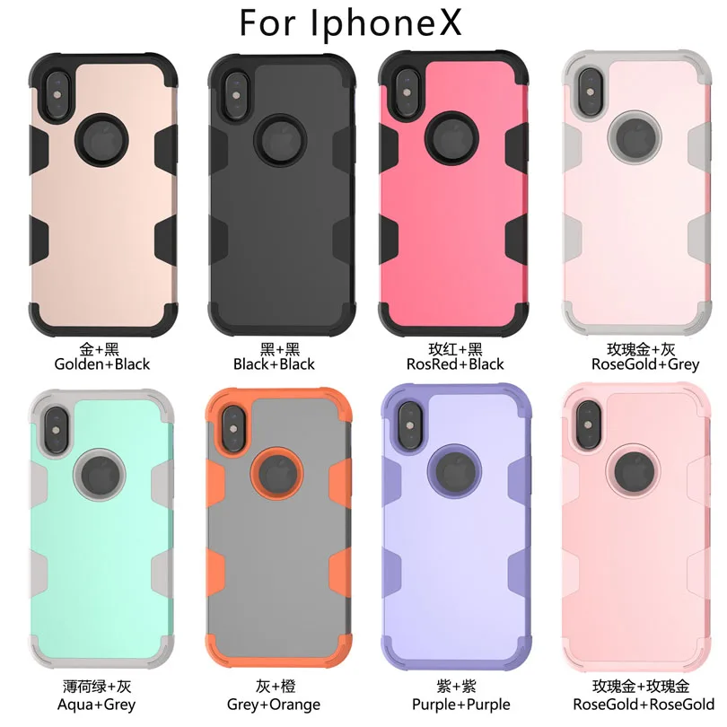 Сверхмощный ударопрочный чехол для IPhone 11 Pro Max X XS XR 8 7 6 6S Plus TPU+ PC Гибридный чехол для телефона IPX03