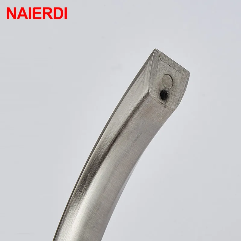 naierdi 10pcs cabinet handles knobs aluminum alloy door kitchen knobs cabinet pulls drawer furniture handle hardware free global shipping