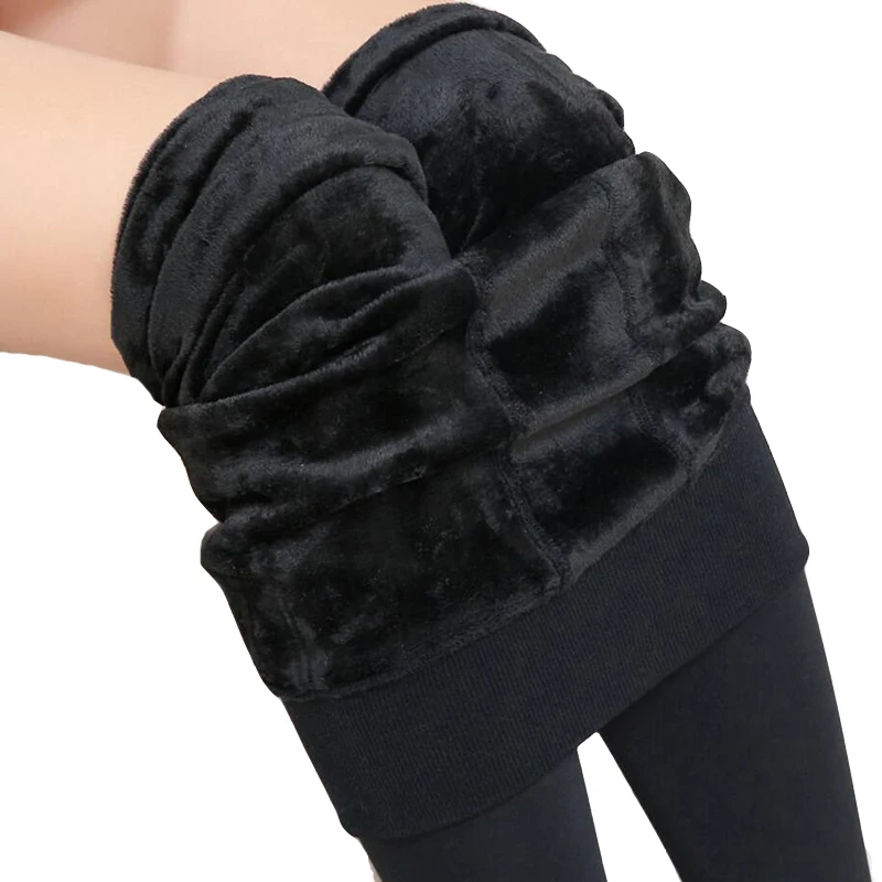 Женские леггинсы с подкладкой утепленные меховые теплые для девочек женские