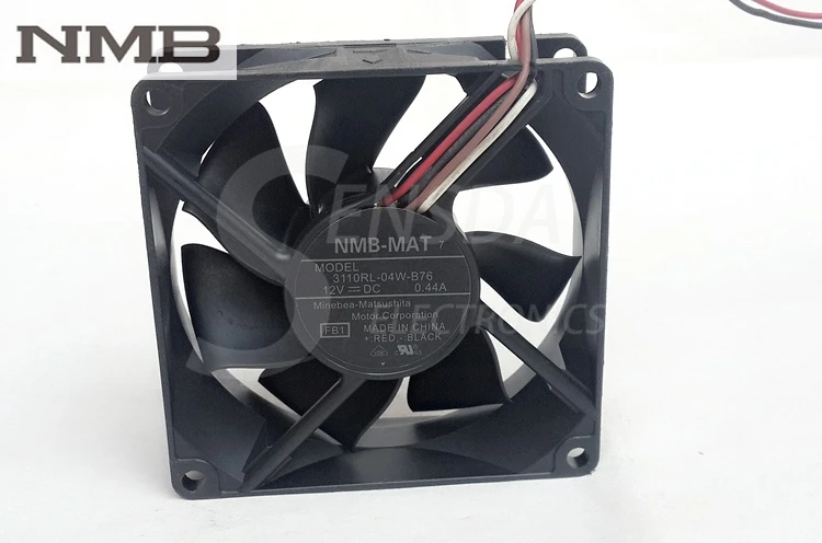 Оригинальный Для NMB 3110RL 04W B76 8025 80 мм 8 см DC 12 В 0 44a шасси инвертор сервера осевые