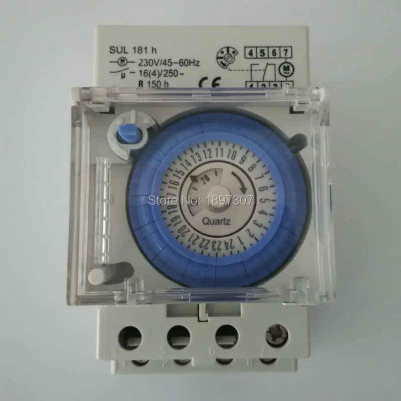 SUL181h аналоговый таймер 16A механические 24 часа в сутки реле времени|analog timer|timer
