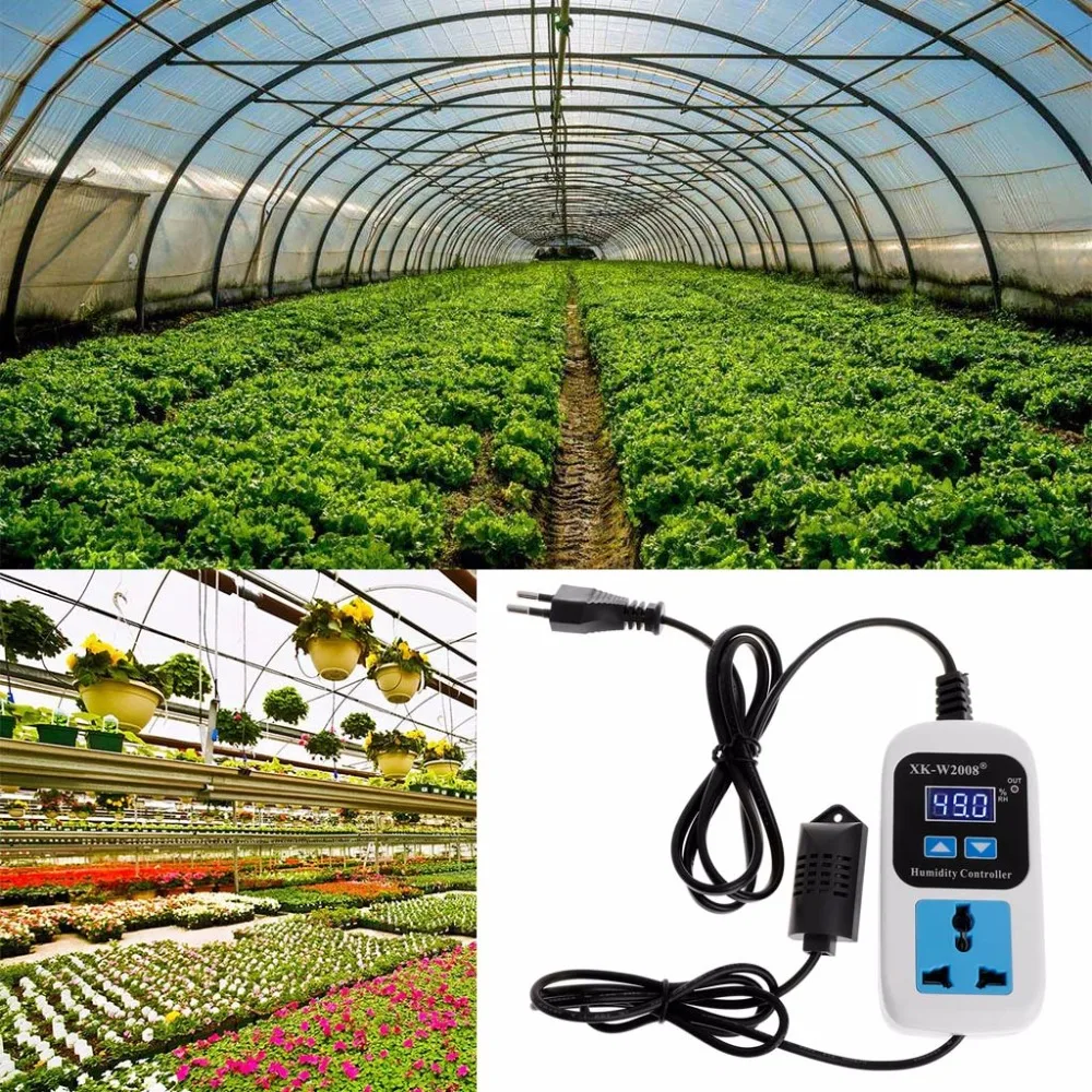 Цифровой регулятор влажности ler гигростат переключатель контроля 110V 220V|Приборы