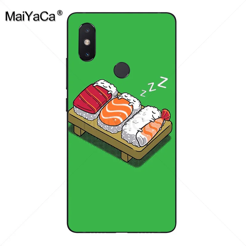 MaiYaCa Japanese cuisine Sushi food rice Phone Case for xiaomi mi 8 se 6 note2 note3 redmi 5 plus note4 Cover | Мобильные телефоны