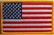 Более низкая цена Вышитый Флаг нашивки высокого качества флаг США вышитые