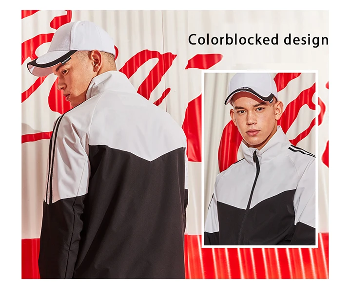 Giordano мужская спортивная ветровка с высоким воротом,имеет широкий размерный ряд