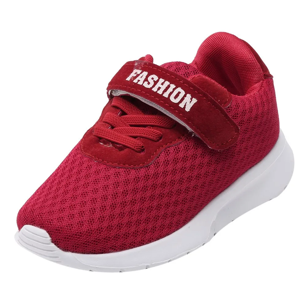 Kid Baby Boys Girls Letter Sport Running Breathable Mesh Sneaker Casual Shoes | Детская одежда и обувь