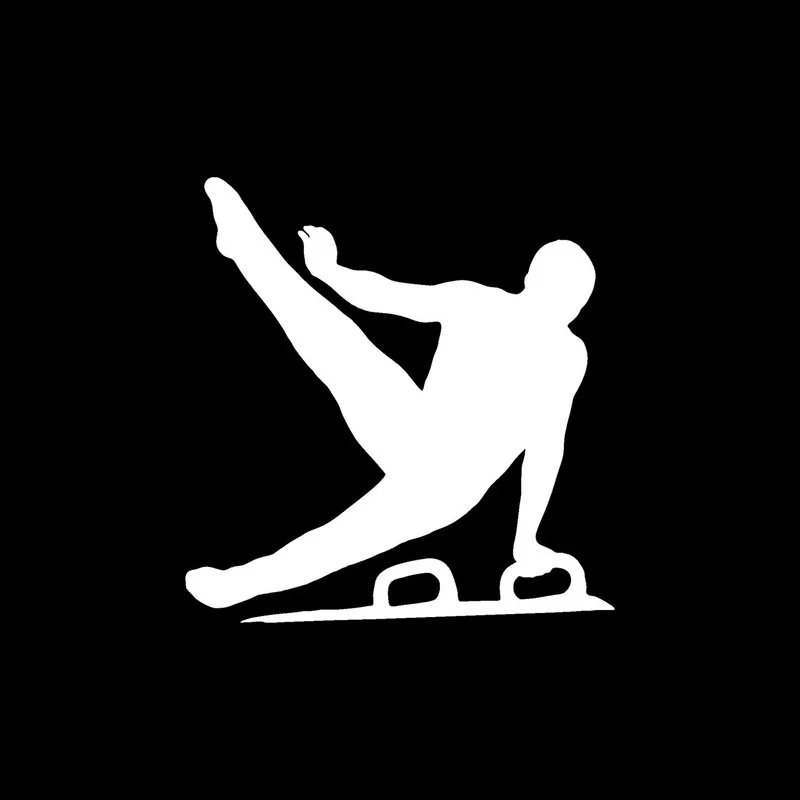 11.4*12CM The Men's Gymnastics Vault Personalized Car Stickers Vinyl Decorative Accessories C7-0478 | Автомобили и мотоциклы