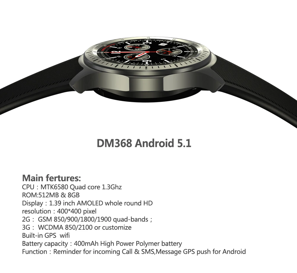 SANWO Смарт часы Bluetooth Smartwatch спортивные часы GSM WCDMA звонки gps браслет сердечного ритма 1,3" сенсорный экран для Android
