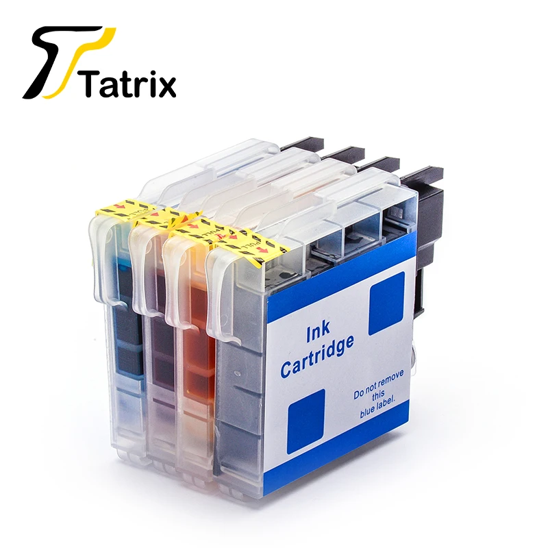 Чернильный картридж Tatrix LC11 LC16 LC38 LC61 LC65 LC67 LC980 LC990 LC1100 для Brother DCP J140W 145C 165C 185C 195C|ink