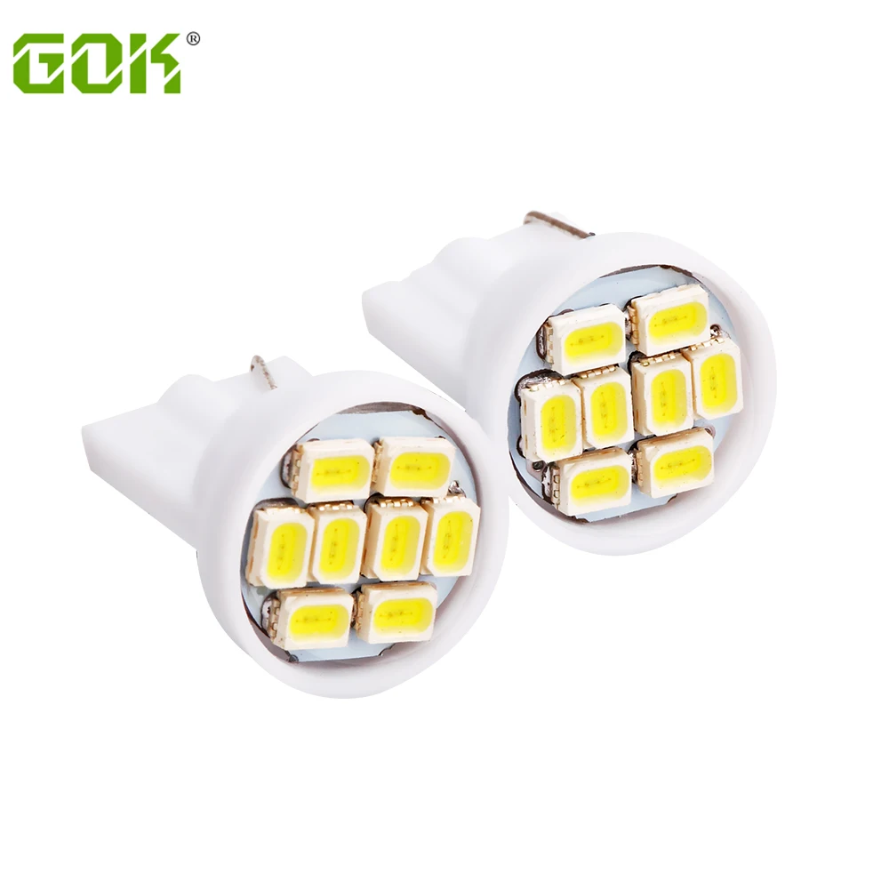 Бесплатная доставка 10 шт. белый светильник t10 8SMD 1206/3020 T10 светодиодный