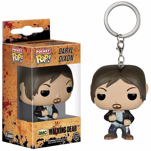 daryl dixon Funko Pop брелок экшн игрушка фигурки Игра престолов Харри Поттер эрмион Карманный поп брелки Модель Кукла Коллекционные игрушки - Цвет: daryl dixon