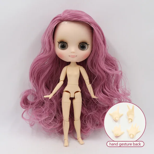 Кукла Middie blyth 20 см, шарнирное тело с жестом руки 1/8 bjd, модные куклы, фабричная Обнаженная - Цвет: -BL1063