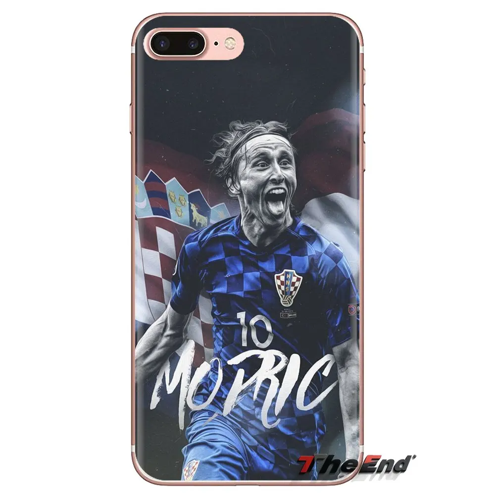 For iPod Touch Apple iPhone 4 4S 5 5S SE 5C 6 6S 7 8 X XR XS Plus MAX footballer Luka Modric Soft Transparent Shell Covers |