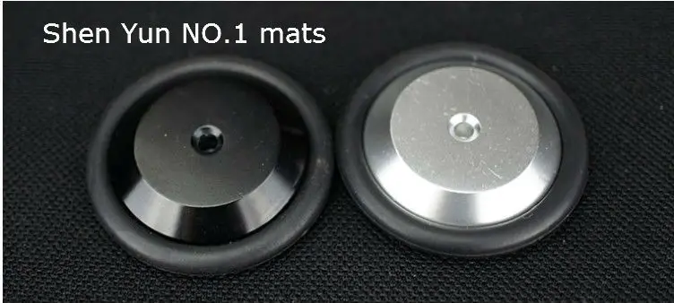 

4pcs Shen Yun NO.1 D42mm*8.2mm amplifier spikes Shockproof pad speaker amplifier aluminum pads nail mat DIY amp chassis feet