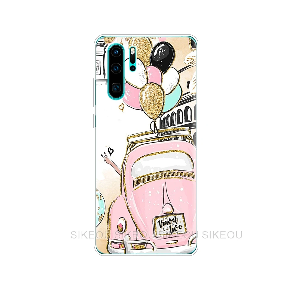 33723 Чехол для huawei P30 Pro Чехол huawei P30Pro чехол Силиконовый ТПУ для телефона чехол-накладка на huawei P30 Pro VOG-L29 ELE-L29 P 30 Lite чехол - Цвет: 33723