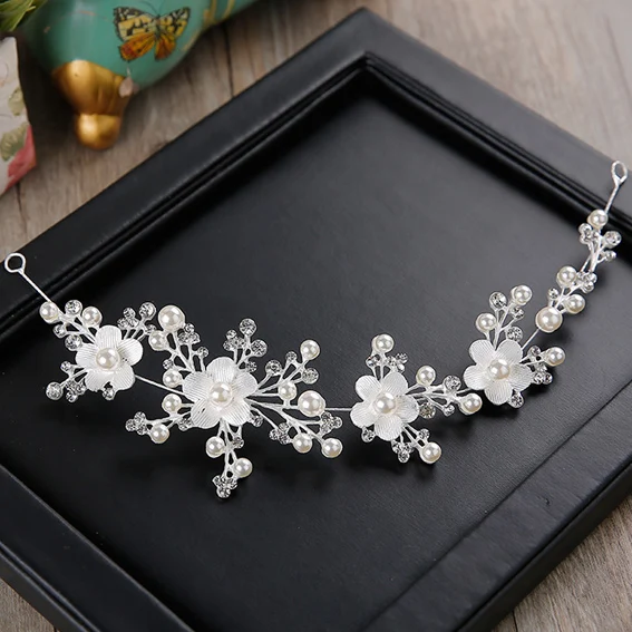 Crystal Silver 04 Роскошная Блестящая серебряная бабочка мягкая свадебная тиара ободки невесты головной убор женские украшения для волос ювелирные аксессуары - Окраска металла: Crystal Silver 04