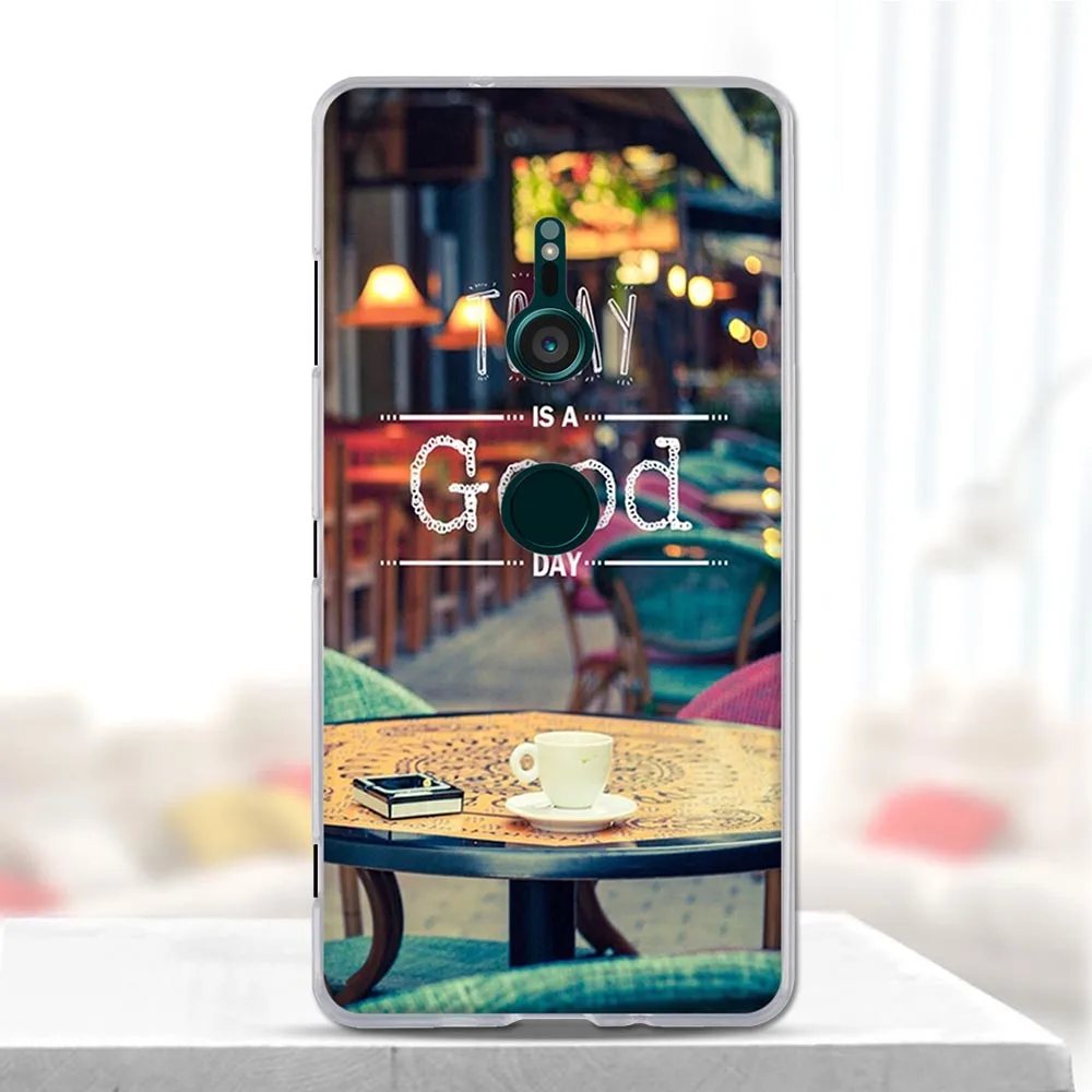 Чехол для Sony Xperia XZ3 Мягкий Силиконовый ТПУ 3d милый задний чехол чехол|Бамперы| |