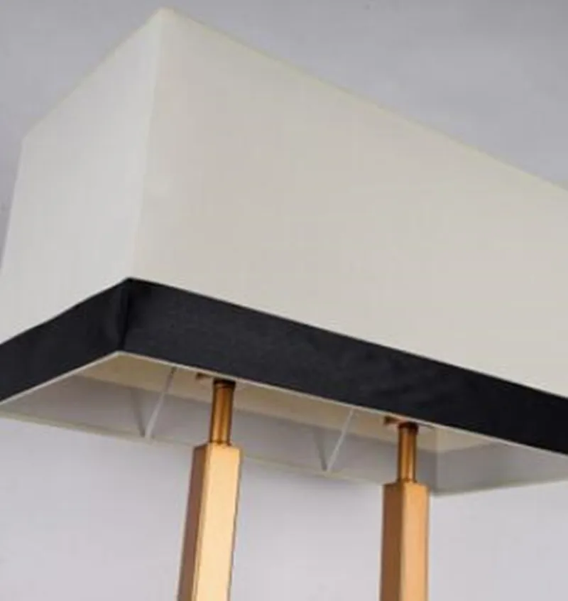 Классические китайские ретро тканевые железные настольные лампы для спальни E27