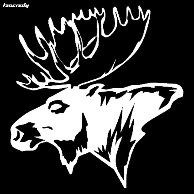 3D забавные Moose головы лук наклейки для автомобиля 14 5*15 2 см модные мотоциклетные