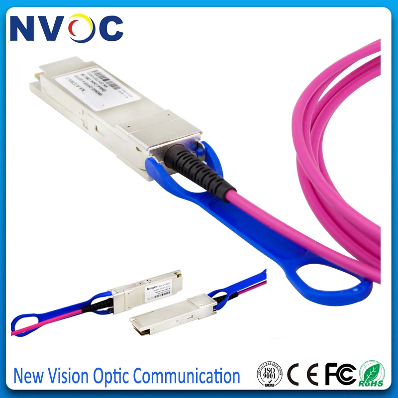 Бесплатная доставка 100G QSFP28 к многомодовый MMF OM4 1 м 2 3 5 100 Гбит/с AOC активный