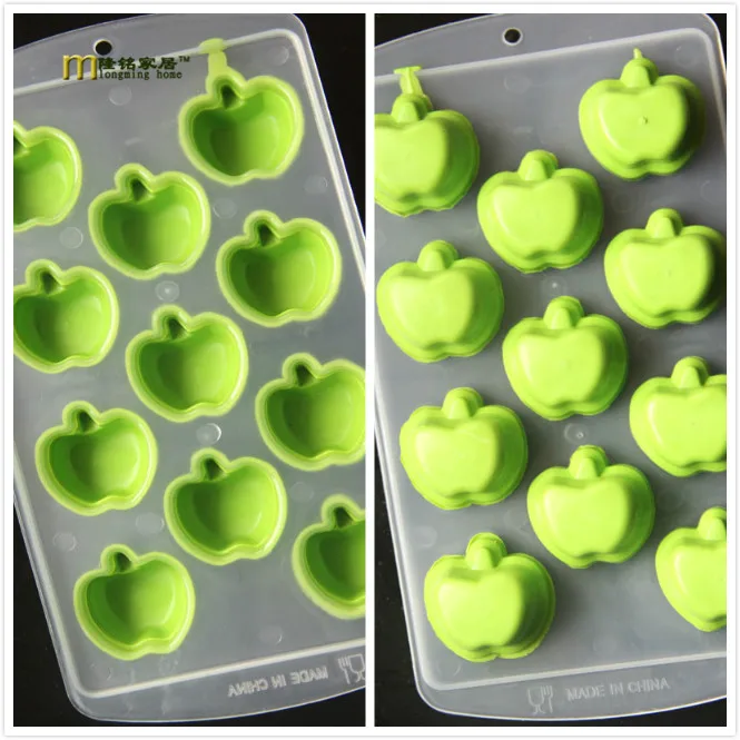 1 шт. 100% пищевого силикона Новинка мягкий силиконовый ледяной кубик лоток льда