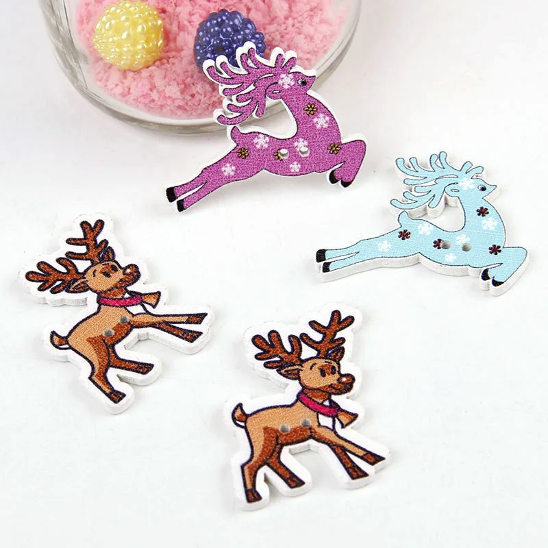 30 шт. деревянные аксессуары для рукоделия 22 х32 мм|accessori scrapbooking|buttons sewingdecorative buttons |
