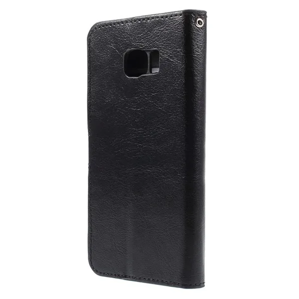 For samsung edge s6 Crazy Horse 6 color Leather Wallet Cover for Samsung Galaxy S6 Edge SM-G925 |