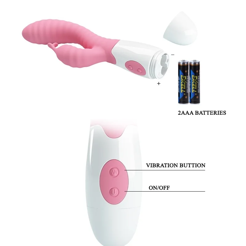 Pretty love Silicone G Spot Dildo Rabbit Vibrator for Women Dual Vibration Waterproof Female Vagina Clitoris Massager Sex Toy | Красота и