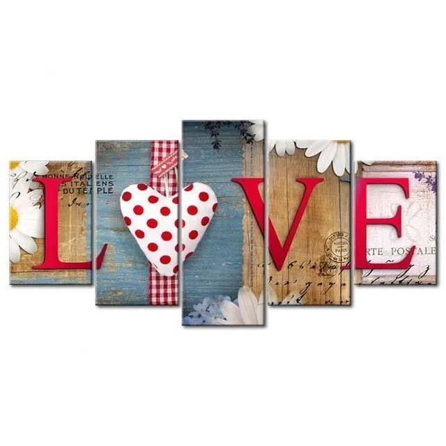 V8201 EverShine Diamond Embroidery Home Multi-picture Combination Cartoon 5D Diamond Painting Full Square Love Picture Of Rhinestones - Цвет: V8201