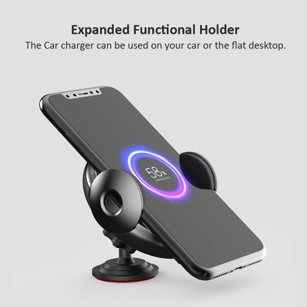 Xiaomi Mijia Shunzao Быстрое беспроводное автомобильное зарядное устройство