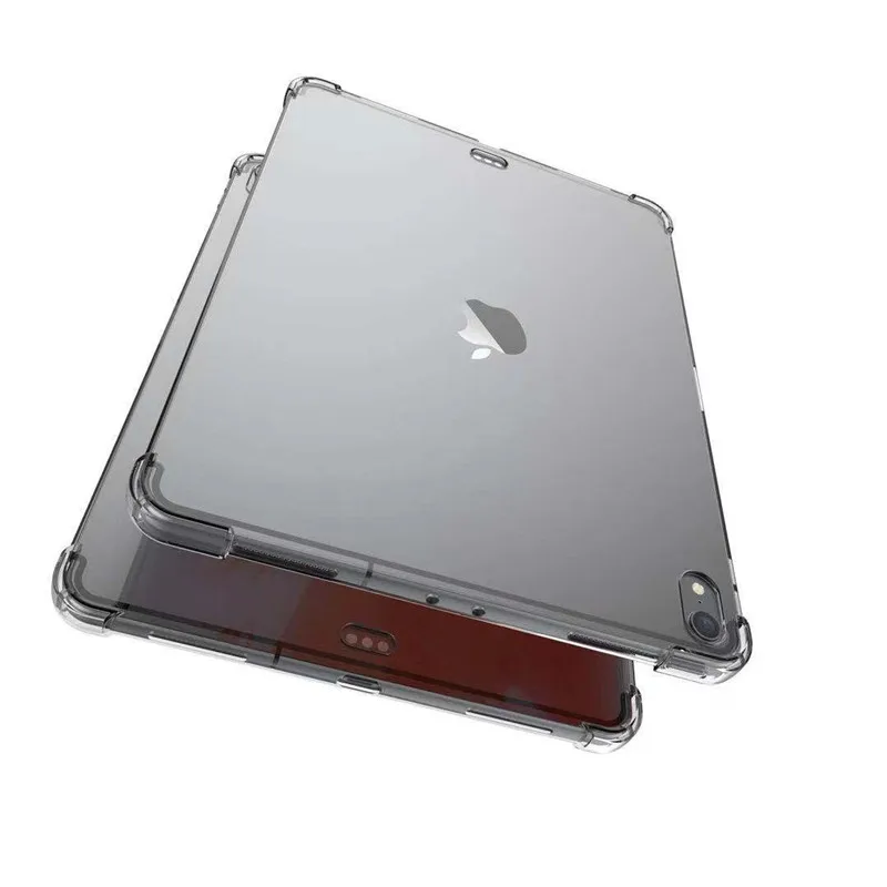 Чехол для iPad Pro 11 12 9 2018 мягкий прозрачный силиконовый чехол дюймов TPU Защитный Para +