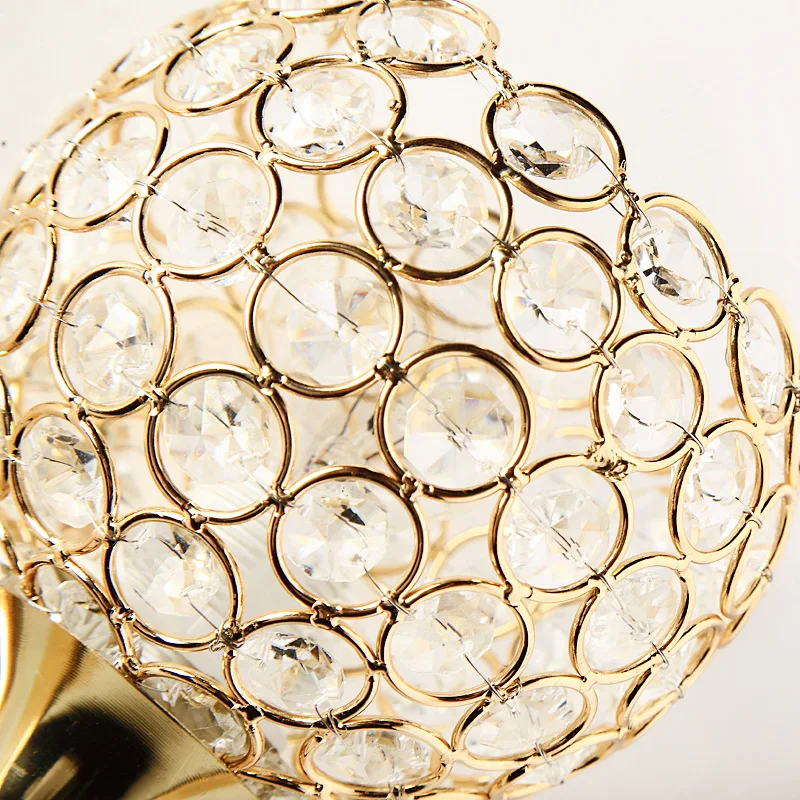 Современная хрустальная прикроватная настенная лампа комнатное освещение для