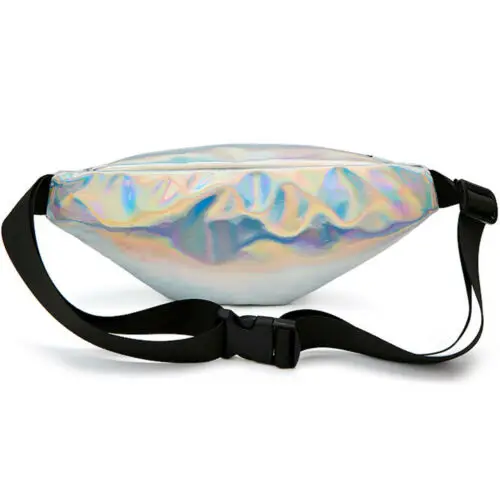 Модная поясная сумка для мужчин крутая с лазерным карманом женская через плечо