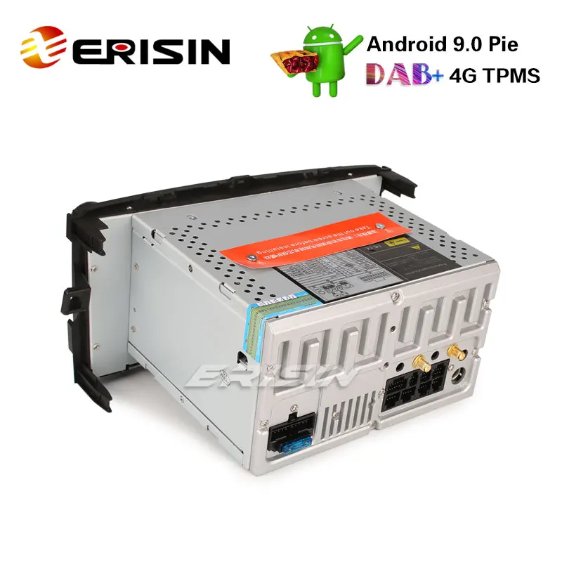 Erisin ES2917A 7 &quotDAB + Android 9 0 пирог автомобильный стерео gps WiFi DVR TPMS Sat Nav 4G для TOYOTA AURIS 07