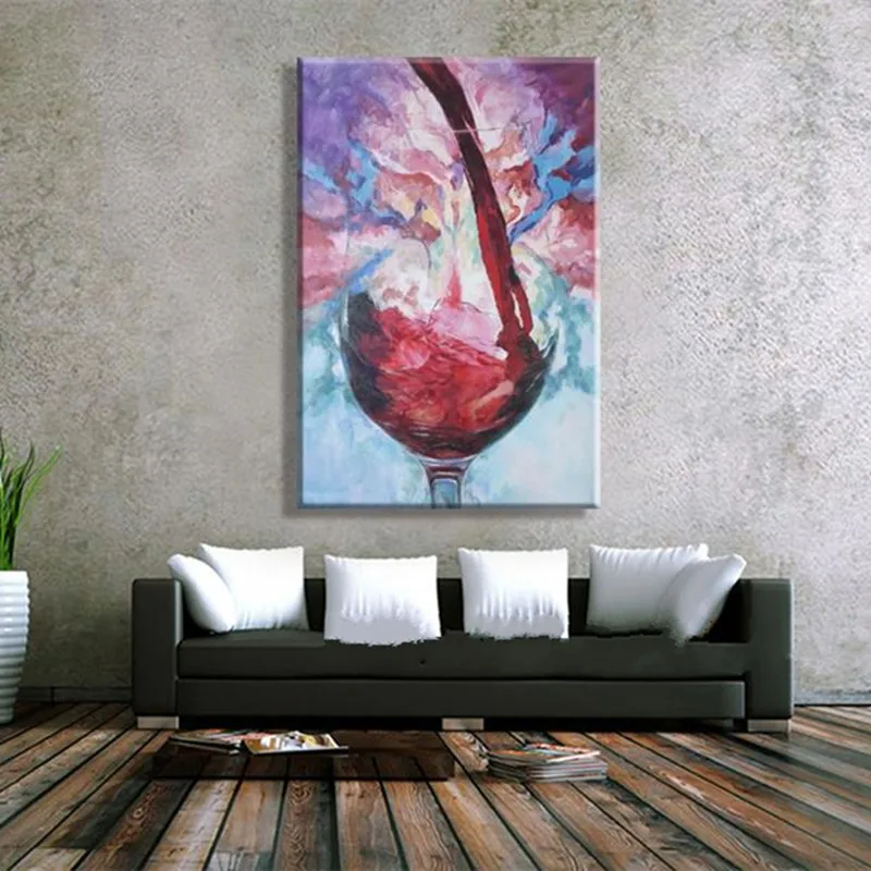 Большие размеры полотно ручной работы Рисунок абстрактная живопись маслом Wall Art