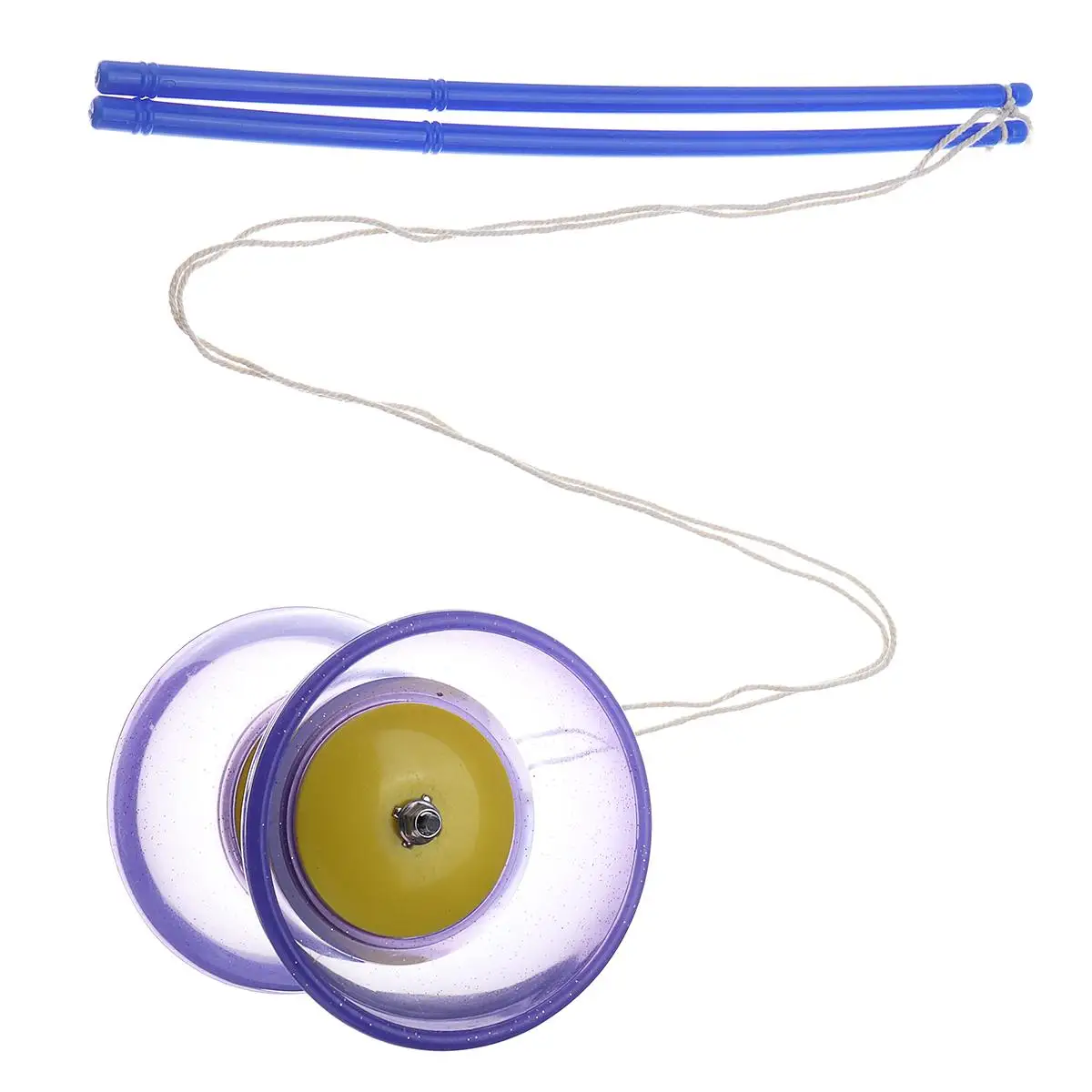 Пластик 5-подшипник Diabolo с Handsticks и нанизанные игрушка для жонглирования для профессионалов для начинающих, для взрослых и детей, йо-йо набор Классические игрушки