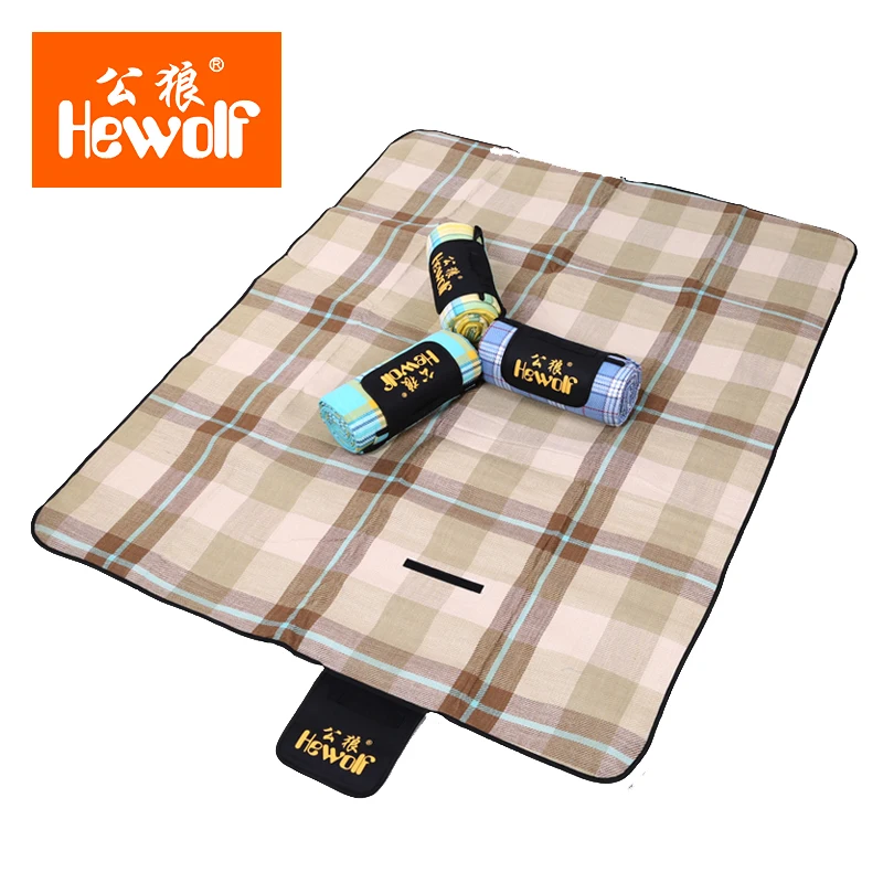 Водонепроницаемая ткань Hewolf для двоих утолщенный Широкий Коврик пикника защиты
